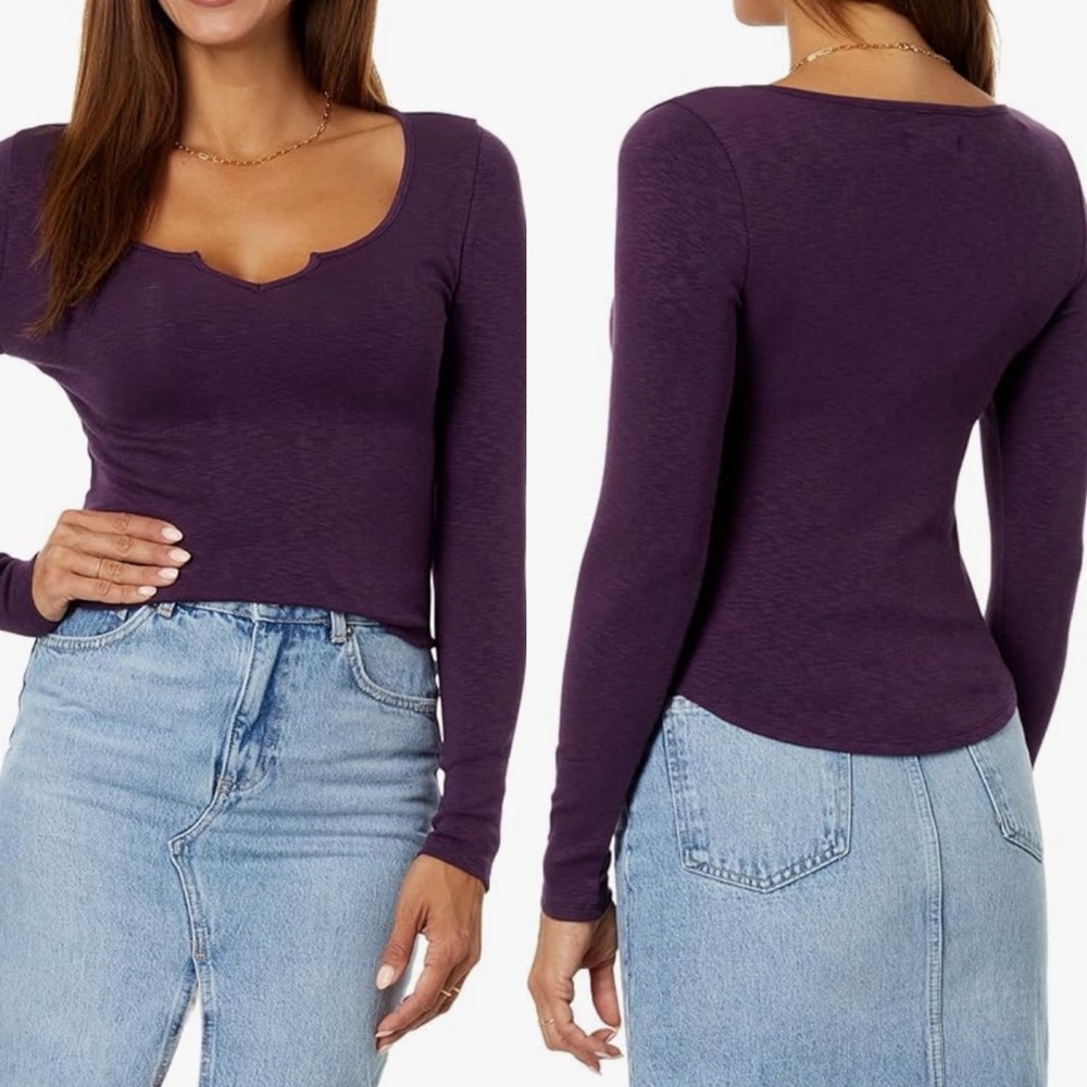 MADEWELL “Split Neck Long Sleeve”